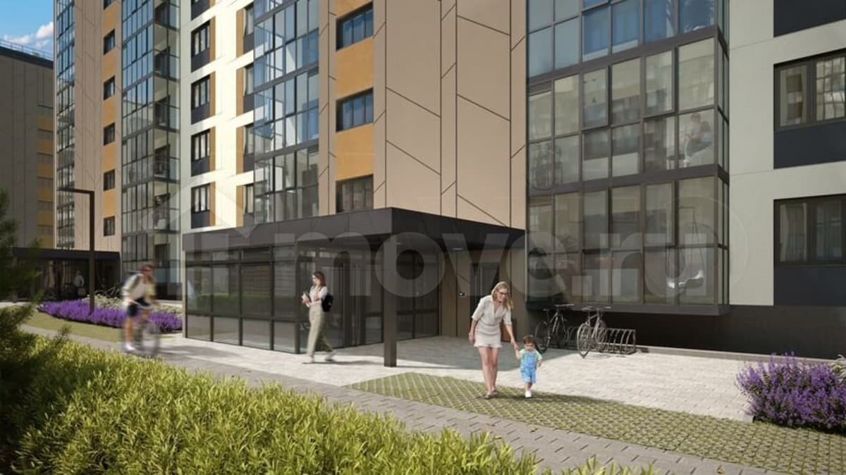 2-комн. квартира, 52.8 м²